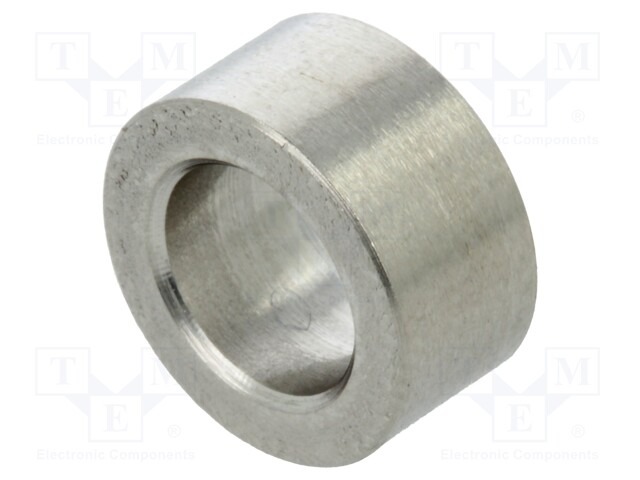 Spacer sleeve; 6.2mm; cylindrical; stainless steel; Out.diam: 5mm