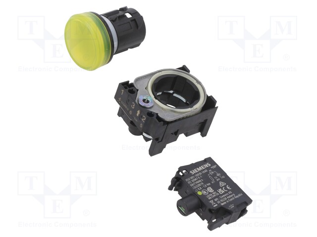 Control lamp; 22mm; -25÷70°C; Illumin: LED; Ø22mm; IP67; 24VAC