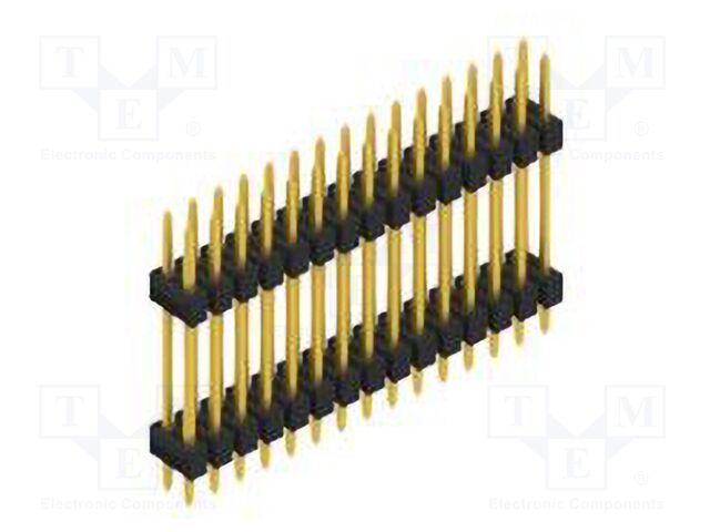 Connector: pin strips; pin header; male; PIN: 30; 2.54mm; THT; 2x15