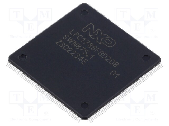 IC: ARM microcontroller; SRAM: 96kB; LQFP208; 2.4÷3.6VDC