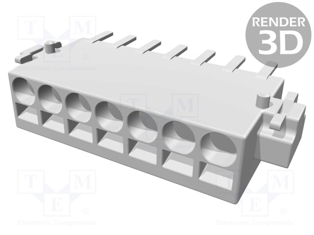 Connector: wire-board; female; PIN: 7; 2.54mm; Series: har-flexicon