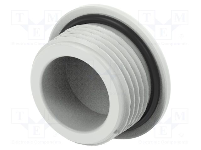 Stopper; polyamide; light grey; IP68; Entrelec; Gland: PG13,5; 10mm