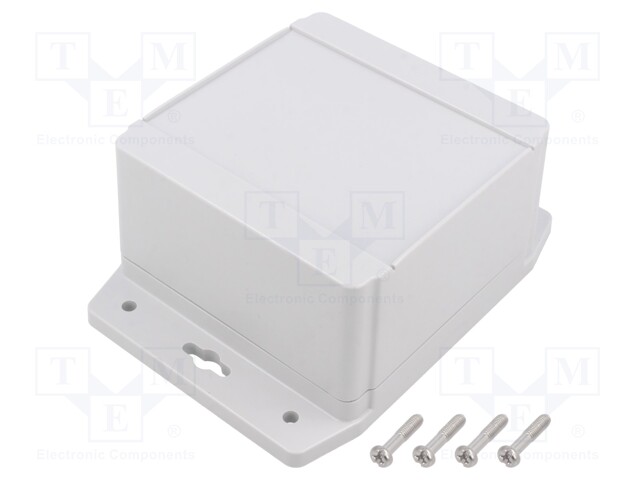 Enclosure: multipurpose; X: 104mm; Y: 106mm; Z: 62mm; 1555F; grey