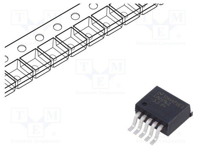 IC: PMIC; DC/DC converter; Uin: 4.5÷40VDC; Uout: 3.3VDC; 3A; TO263-5