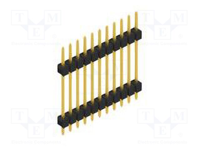 Connector: pin strips; pin header; male; PIN: 11; 2.54mm; THT; 1x11
