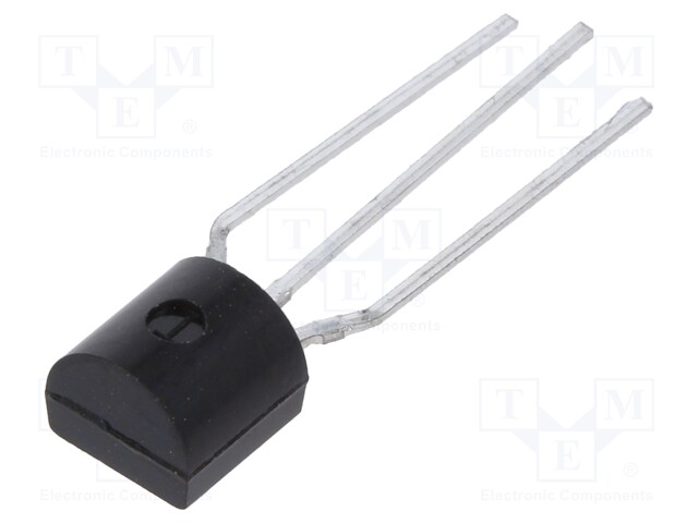 Transistor: NPN; bipolar; 40V; 0.6A; 250mW; TO92