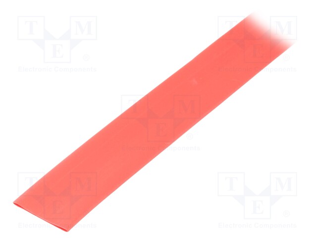 Heat shrink sleeve; glueless; 2: 1; 12.7mm; red; polyolefine