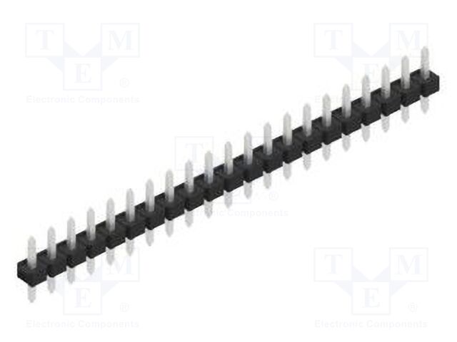Connector: pin strips; pin header; male; PIN: 21; 2.54mm; THT; 1x21