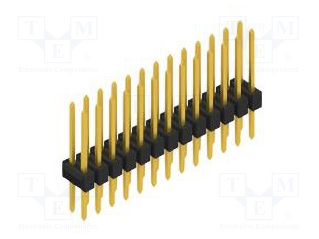 Connector: pin strips; pin header; male; PIN: 26; 2.54mm; THT; 2x13
