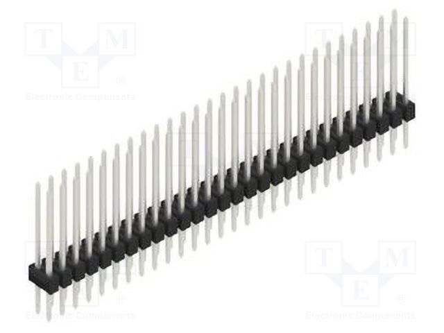 Connector: pin strips; pin header; male; PIN: 56; 2.54mm; THT; 2x28