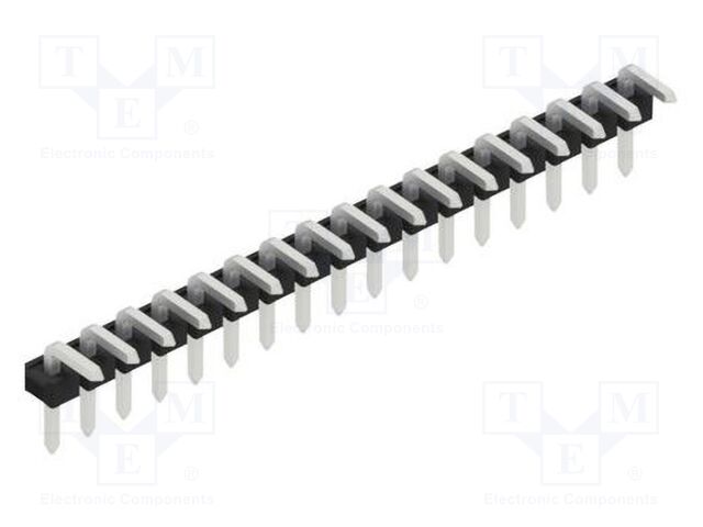 Connector: pin strips; pin header; male; PIN: 17; 2.54mm; THT; 1x17