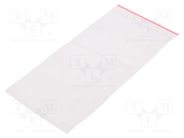 Self-seal bag; L: 200mm; Width: 100mm; Pcs: 100; Thick: 40um