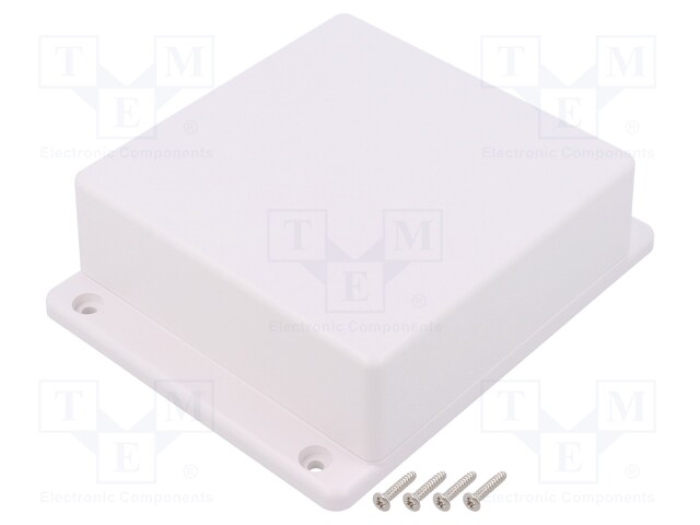 Enclosure: multipurpose; X: 125mm; Y: 125mm; Z: 45mm; TWF; ABS; white