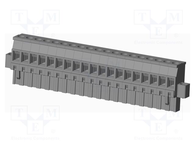 Connector: pluggable terminal block; plug; female; angled 90°