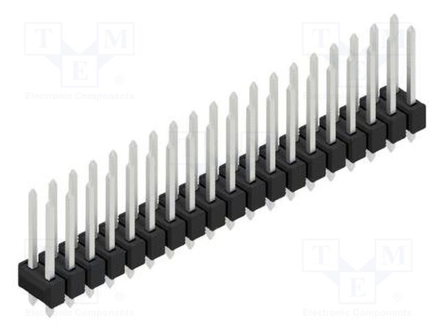 Connector: pin strips; pin header; male; PIN: 38; 2.54mm; THT; 2x19