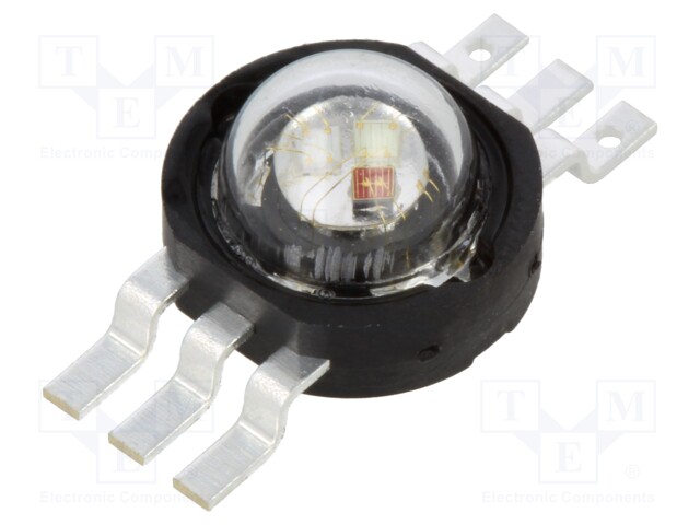 Power LED; RGB; 130°; 350mA; λd: 460÷465nm,520÷530nm,620÷630nm