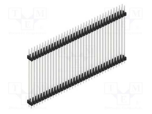 Connector: pin strips; pin header; male; PIN: 70; 2.54mm; THT; 2x35