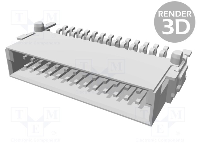 Connector: PCB to PCB; male; PIN: 26; 1.27mm; Series: har-flex; 2.3A