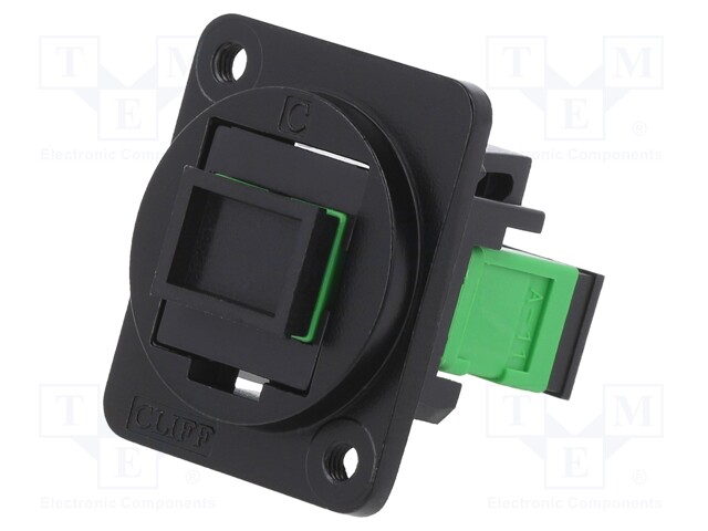 Connector: fiber optic; coupler; single mode simplex (SM)