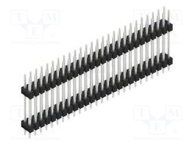 Connector: pin strips; pin header; male; PIN: 52; 2.54mm; THT; 2x26