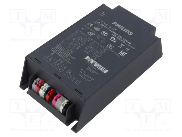 Power supply: switched-mode; LED; 75W; 35÷108VDC; 300÷1050mA; IP20