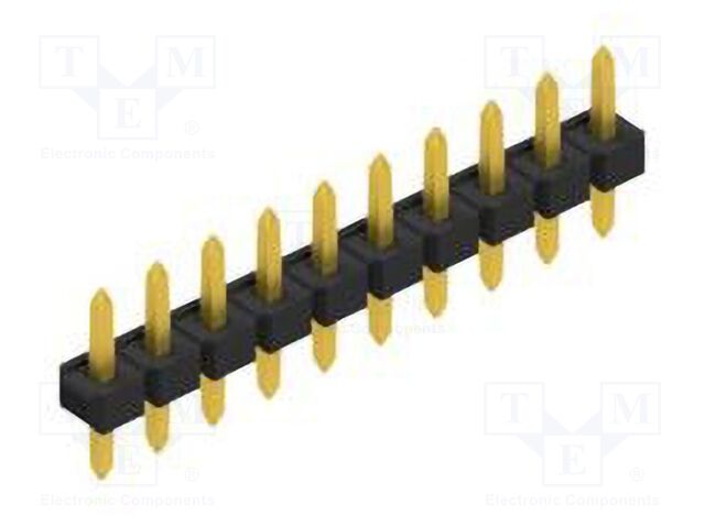 Connector: pin strips; pin header; male; PIN: 10; 2.54mm; THT; 1x10