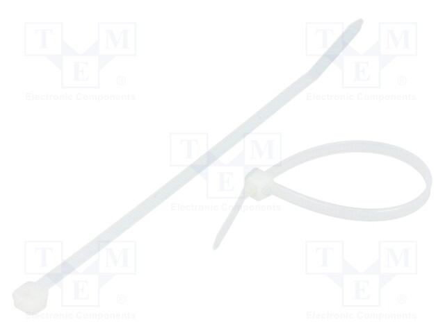 Cable tie; L: 80mm; W: 2.4mm; polyamide; 78N; natural; Ømax: 15mm