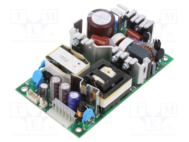 AC/DC Open Frame Power Supply (PSU), ITE & Medical, 1 Output, 180 W, 225W @ 7CFM, 85V AC to 264V AC