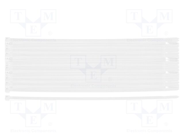Cable tie; L: 200mm; W: 4.8mm; natural; 100pcs; EXTREME