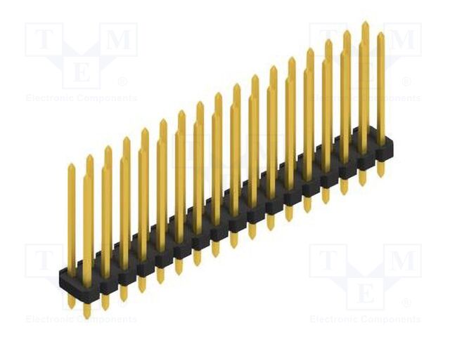 Connector: pin strips; pin header; male; PIN: 34; 2.54mm; THT; 2x17