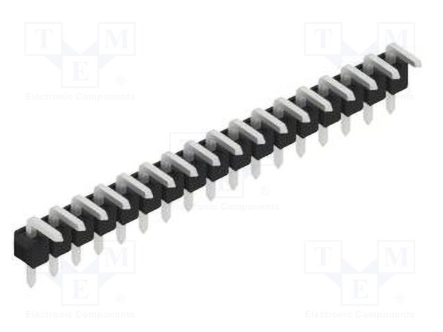 Connector: pin strips; pin header; male; PIN: 17; 2.54mm; THT; 1x17