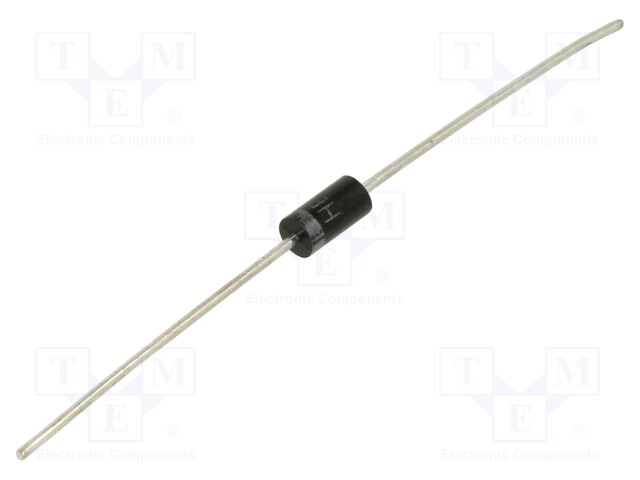 Diode: rectifying; THT; 600V; 2A; Ammo Pack; Ifsm: 60A; DO15; 100ns