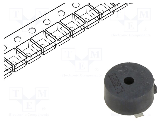 Sound transducer: electromagnetic alarm; 2.7kHz; 80mA; -40÷85°C