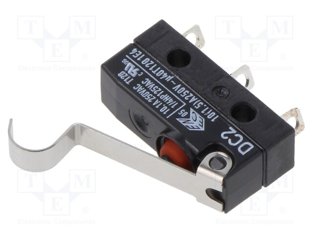 Microswitch SNAP ACTION; 10A/250VAC; SPDT; ON-(ON); Pos: 2; IP67