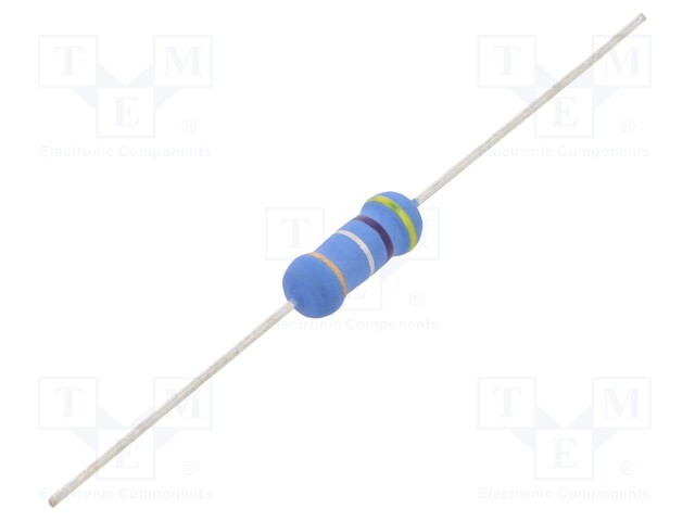 Resistor: metal oxide; 470mΩ; 2W; ±5%; Ø5x12mm; -55÷155°C