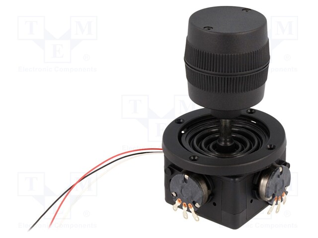 Joystick; 0÷5kΩ±5%,3- axes; Stabl.pos: 1; 5kΩ; -10÷80°C