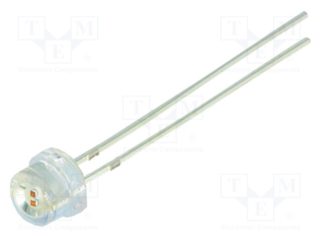 LED; 4.8mm; green; 25÷30lm; 150°; Front: convex; 2.8÷3.6V; THT
