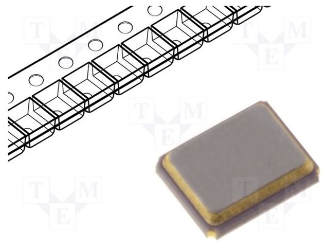 Resonator: quartz; 14.31818MHz; ±20ppm; 18pF; SMD; 3.4x2.7x0.8mm