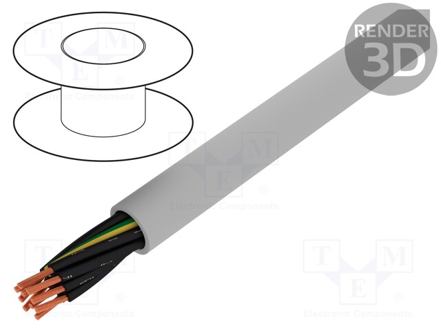 Wire; stranded; Cu; ÖLFLEX® CLASSIC 110; 10G0,5mm2; unshielded