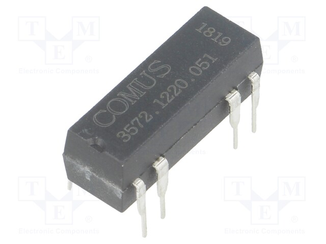 Relay: reed; DPST-NO; Ucoil: 5VDC; 500mA; max.150VDC; 10W; THT; DIP14