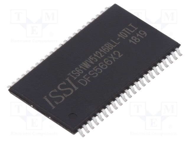 SRAM memory; SRAM; 512kx16bit; 2.4÷3.6V; 10ns; TSOP44 II; parallel