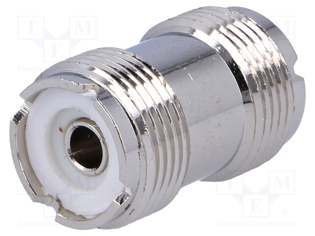 Coupler; UHF female,both sides; straight