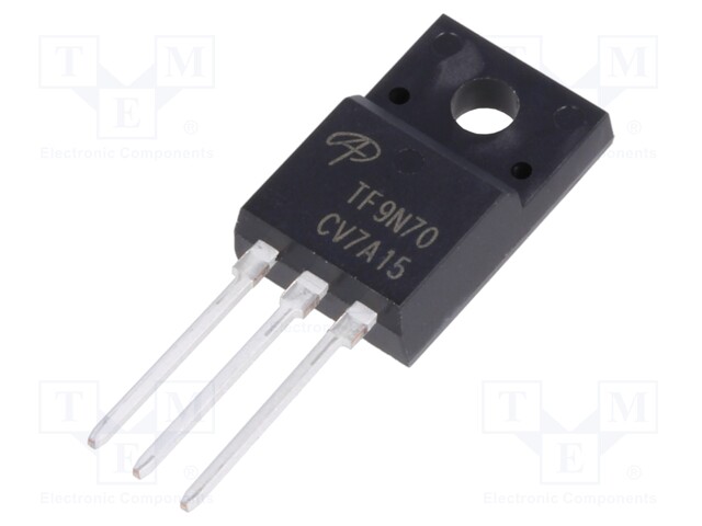 Transistor: N-MOSFET; unipolar; 700V; 5.8A; TO220F