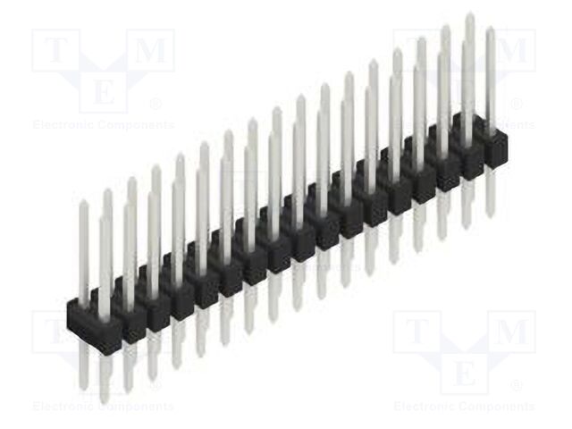Connector: pin strips; pin header; male; PIN: 34; 2.54mm; THT; 2x17