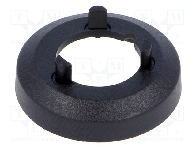 Nut cover; ABS; black; push-in; Ø: 17.5mm; Application: A2513,A2613