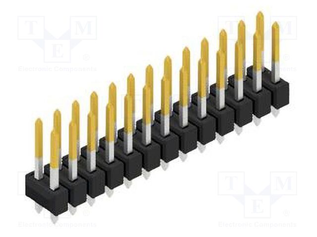 Connector: pin strips; pin header; male; PIN: 26; 2.54mm; THT; 2x13