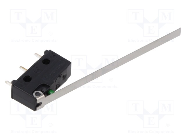 Microswitch SNAP ACTION; with lever; SPDT; 0.1A/250VAC; ON-(ON)