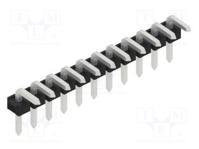 Connector: pin strips; pin header; male; PIN: 11; 2.54mm; THT; 1x11