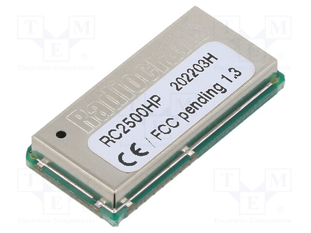 Module: RF; UART; -108dBm; 2.7÷3.6VDC; 18dBm; Mounting: SMD; 100kbps