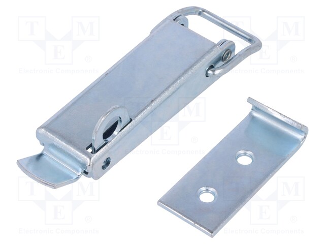 Clasp; steel; W: 43mm; L: 193.5mm; 2000N; Plating: zinc